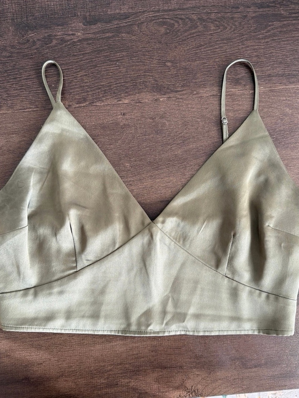 Abercrombie & Fitch satin tank top